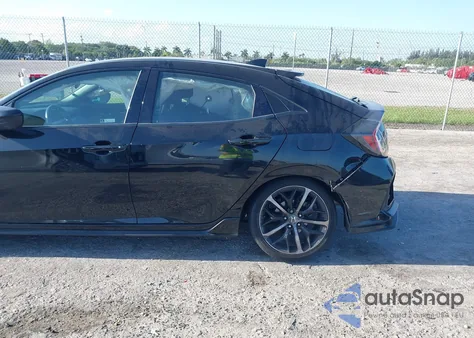 2021 Honda Civic Sport из США, поврежденный, VIN SHHFK7H45MU212810